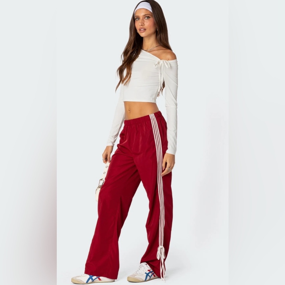Edikted Remy Ribbon Track pants